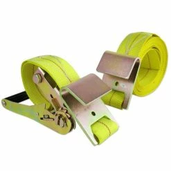 Cheapest 🛒 Unbranded Ratchet Tie Down 2 Inch X 27 Ft. Flat Hook 💯