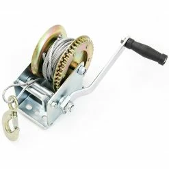Outlet 🔥 Unbranded Cable Hand Crank Winch 2000 Lb. ⌛